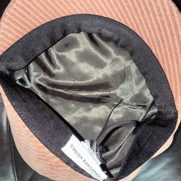 Helen Kaminski Cala Newsboy‎ Cap Velvet Corduroy Pin Dot Lined Beret Wide Angled main image 7